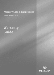 2006 Mercury Mountaineer Warranty Guide 5th Printing