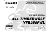 1999 Yamaha Motorsports Timberwolf 4x4 Owners Manual