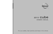 2013 Nissan cube Owner's Manual