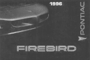 1996 Pontiac Firebird Owner's Manual