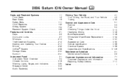 2006 Saturn Ion Owner's Manual