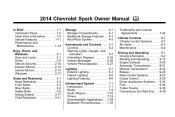 2014 Chevrolet Spark Owner Manual