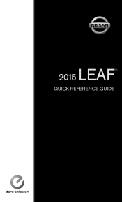 2015 Nissan Leaf Quick Reference Guide