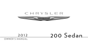 2012 Chrysler 200 Owner Manual