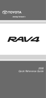 2008 Toyota RAV4 Owners Manual