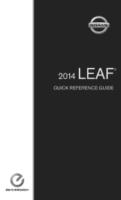 2014 Nissan Leaf Quick Reference Guide