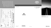2011 Toyota FJ Cruiser Warranty, Maitenance, Services Guide