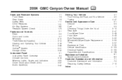2004 GMC Canyon Owner's Manual