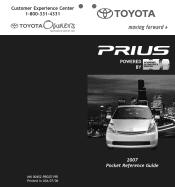 2007 Toyota Prius Owners Manual