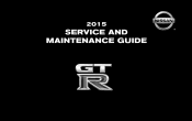 2015 Nissan GT-R Service & Maintenance Guide
