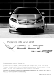 2015 Chevrolet Volt Owner Manual