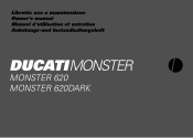 2005 Ducati Monster 620 Dark 2 dis. Owners Manual