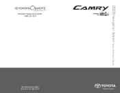 2009 Toyota Camry Navigation Manual