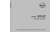 2006 Nissan 350Z Owner's Manual