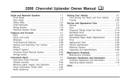 2006 Chevrolet Uplander Owner's Manual