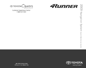2009 Toyota 4Runner Navigation Manual