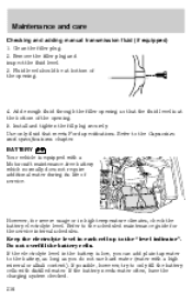 2001 Ford escape user manual #5