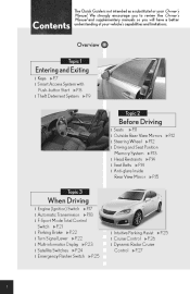 2008 Lexus IS F Owners Manual