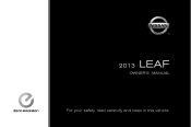2013 Nissan Leaf Owner's Manual