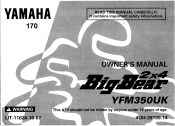 1998 Yamaha Motorsports Big Bear Owners Manual