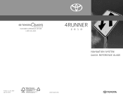 2010 Toyota 4Runner Navigation Manual