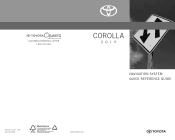 2010 Toyota Corolla Navigation Manual
