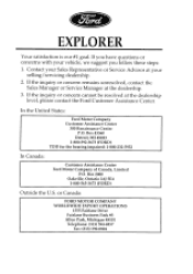 1996 Ford Explorer Owner's Manual