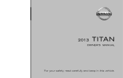 2013 Nissan Titan King Cab Owner's Manual