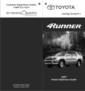 2007 Toyota 4Runner Owners Manual