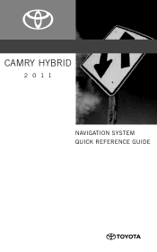 2011 Toyota Camry Navigation Manual