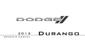 2013 Dodge Durango Owner Manual