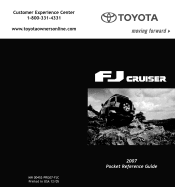 2007 Toyota FJ Cruiser Owners Manual