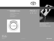 2012 Toyota Prius Navigation Manual